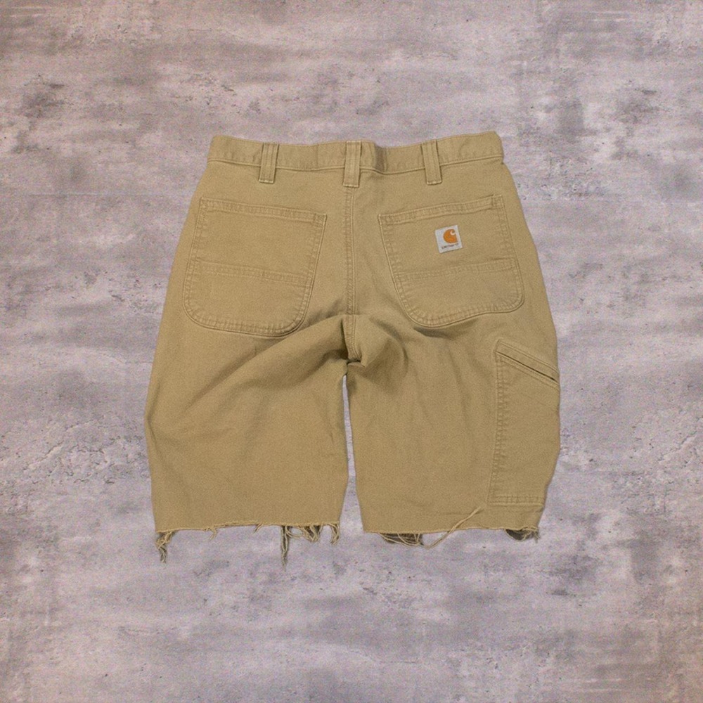 Vintage VTG Y2K 2000's 00's Carhartt Baggy Cut Off Carpenter Brown Short's